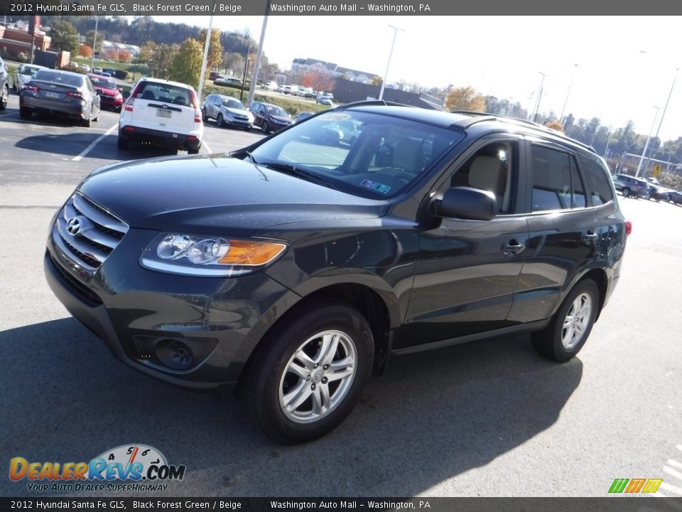 2012 Hyundai Santa Fe GLS Black Forest Green / Beige Photo #5