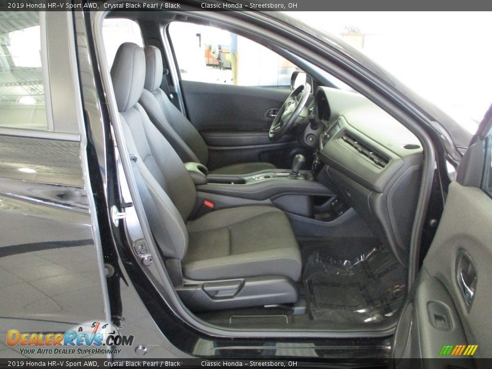 2019 Honda HR-V Sport AWD Crystal Black Pearl / Black Photo #17