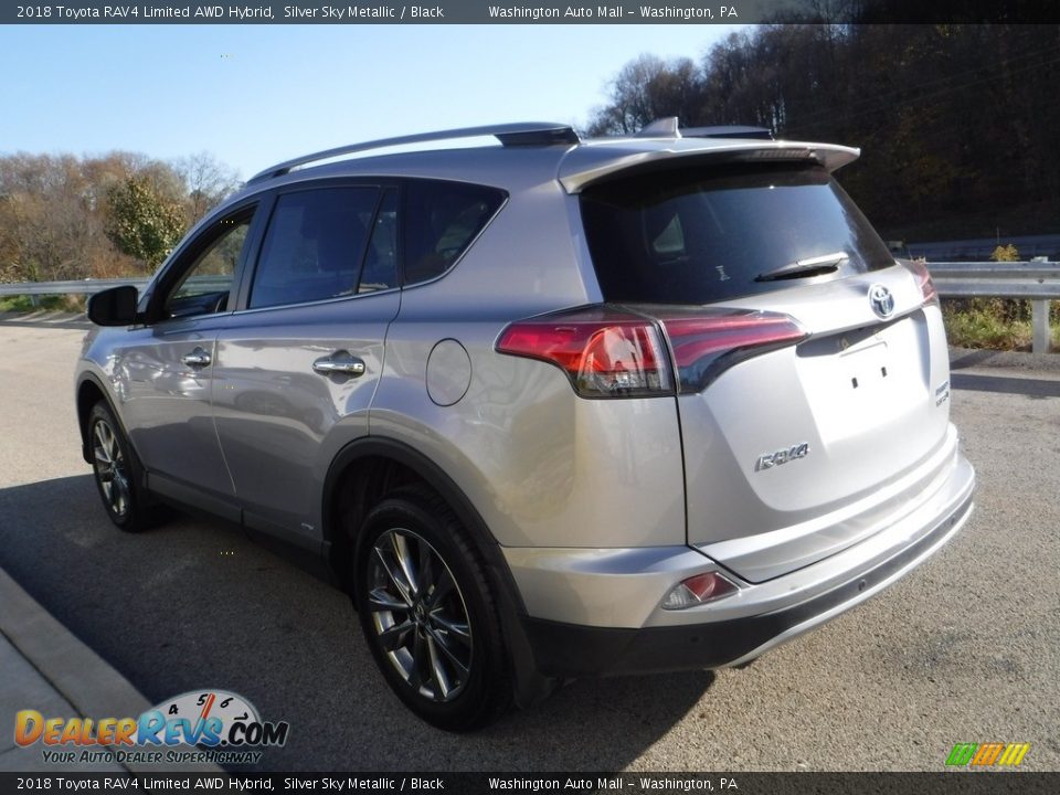 2018 Toyota RAV4 Limited AWD Hybrid Silver Sky Metallic / Black Photo #14