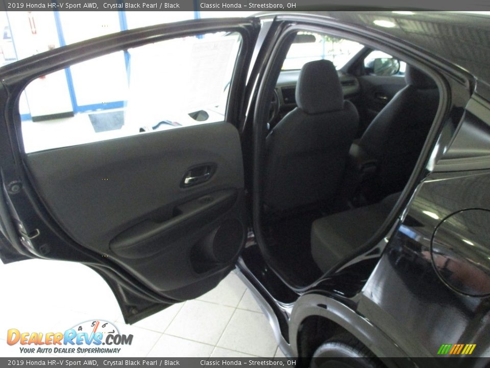 2019 Honda HR-V Sport AWD Crystal Black Pearl / Black Photo #23