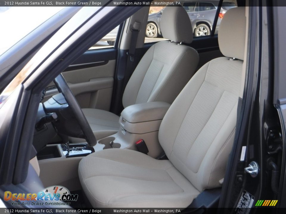 2012 Hyundai Santa Fe GLS Black Forest Green / Beige Photo #13