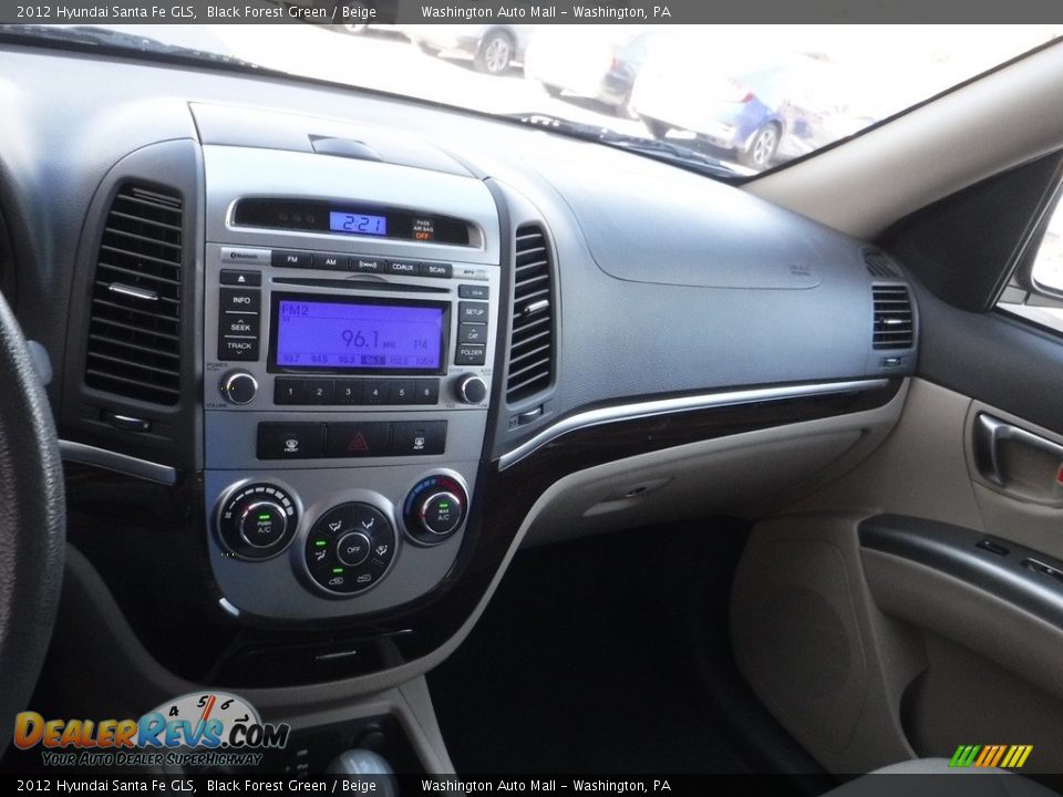 2012 Hyundai Santa Fe GLS Black Forest Green / Beige Photo #15