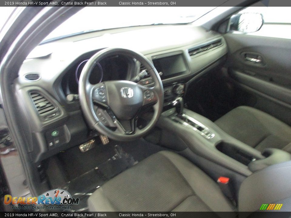 2019 Honda HR-V Sport AWD Crystal Black Pearl / Black Photo #27