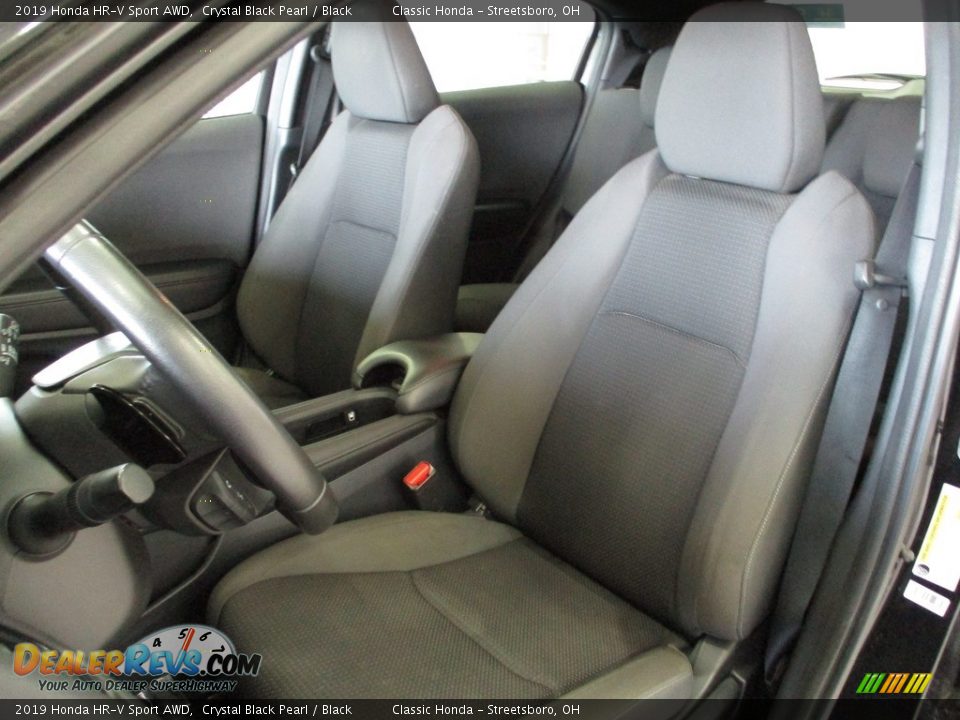 2019 Honda HR-V Sport AWD Crystal Black Pearl / Black Photo #28