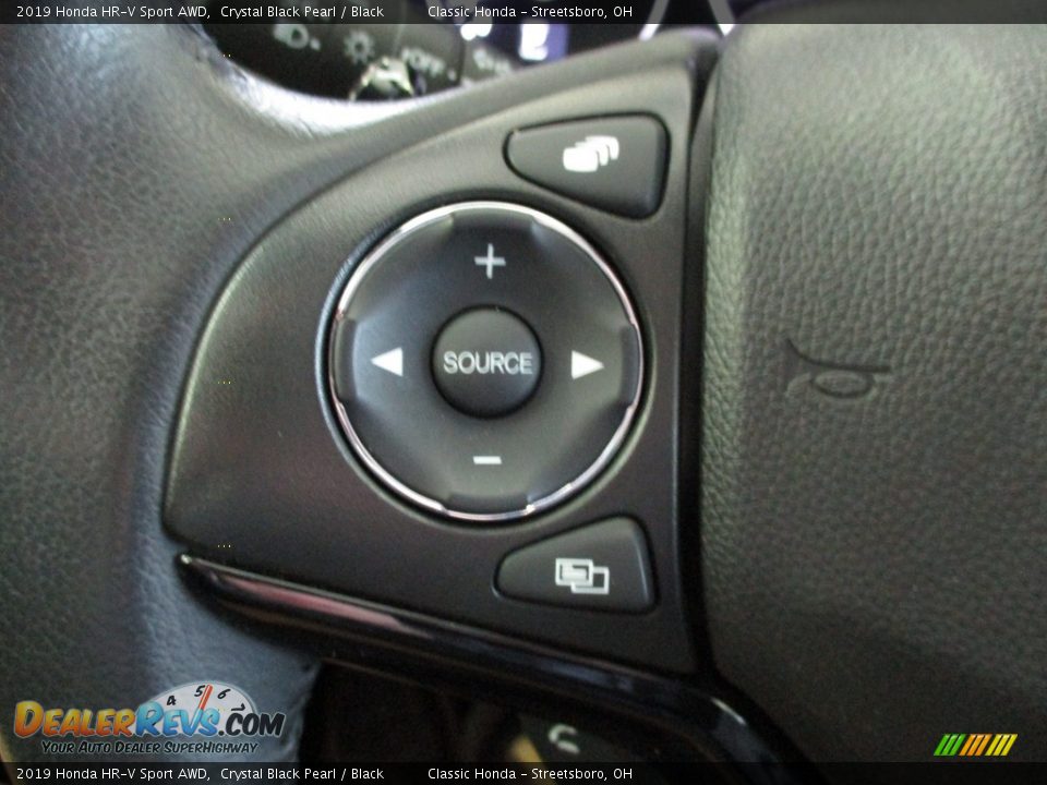 2019 Honda HR-V Sport AWD Crystal Black Pearl / Black Photo #31