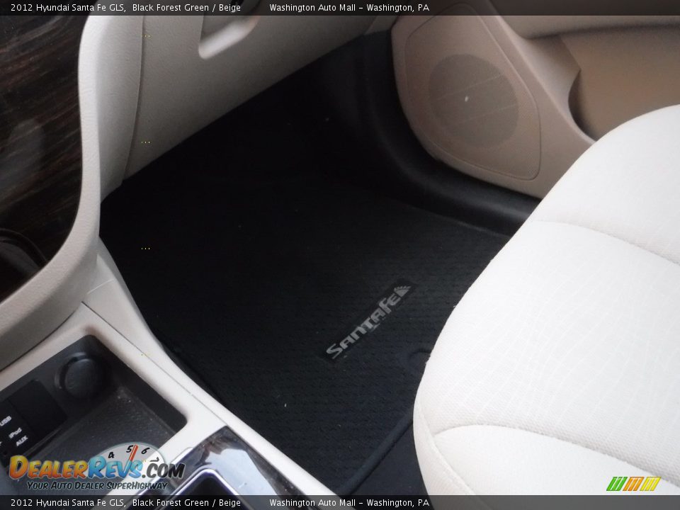 2012 Hyundai Santa Fe GLS Black Forest Green / Beige Photo #20