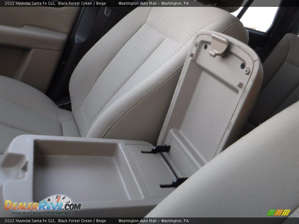 2012 Hyundai Santa Fe GLS Black Forest Green / Beige Photo #22