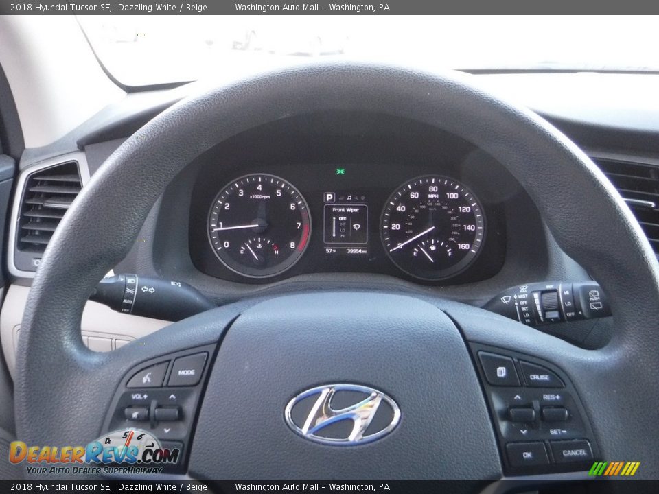 2018 Hyundai Tucson SE Steering Wheel Photo #19