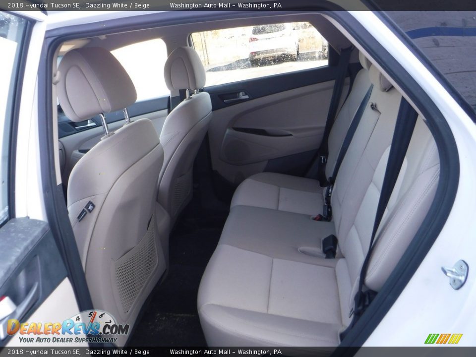 Rear Seat of 2018 Hyundai Tucson SE Photo #24
