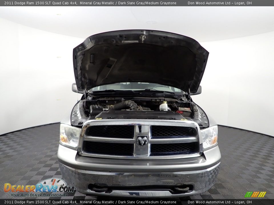 2011 Dodge Ram 1500 SLT Quad Cab 4x4 Mineral Gray Metallic / Dark Slate Gray/Medium Graystone Photo #4