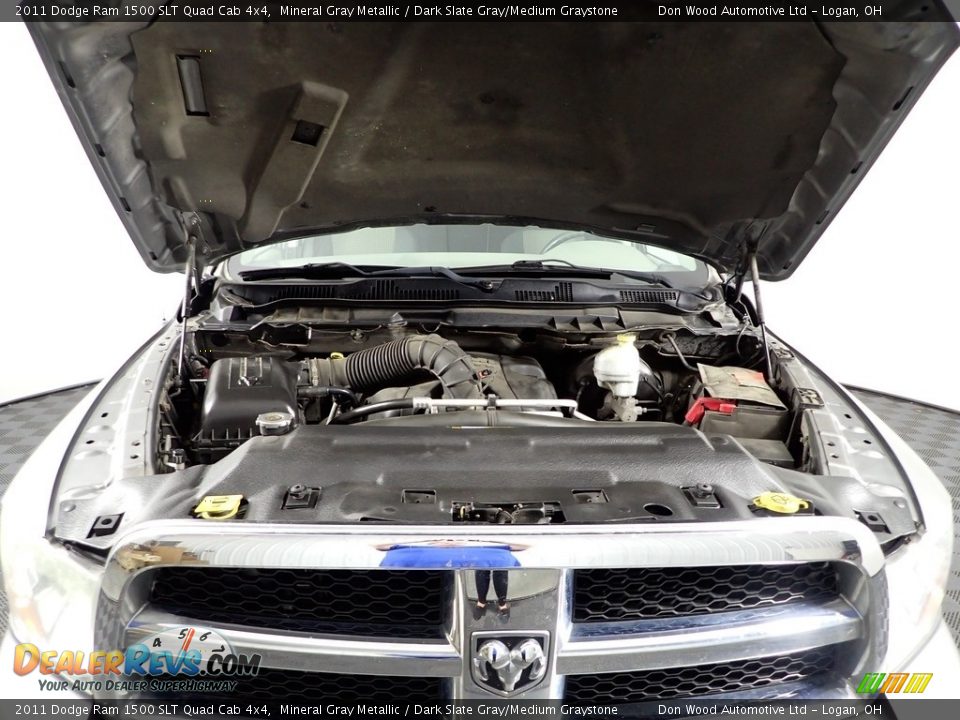2011 Dodge Ram 1500 SLT Quad Cab 4x4 Mineral Gray Metallic / Dark Slate Gray/Medium Graystone Photo #5