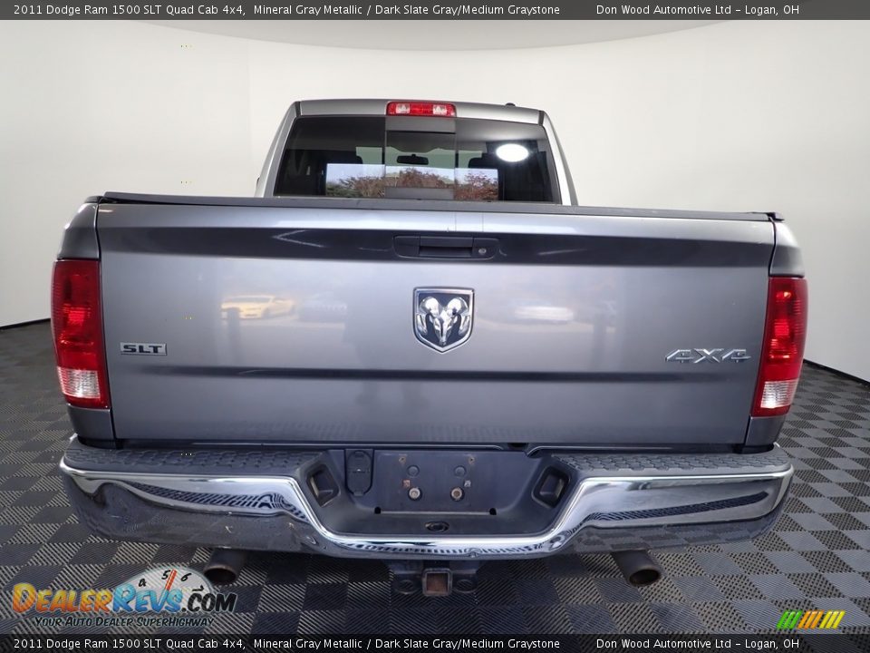 2011 Dodge Ram 1500 SLT Quad Cab 4x4 Mineral Gray Metallic / Dark Slate Gray/Medium Graystone Photo #9