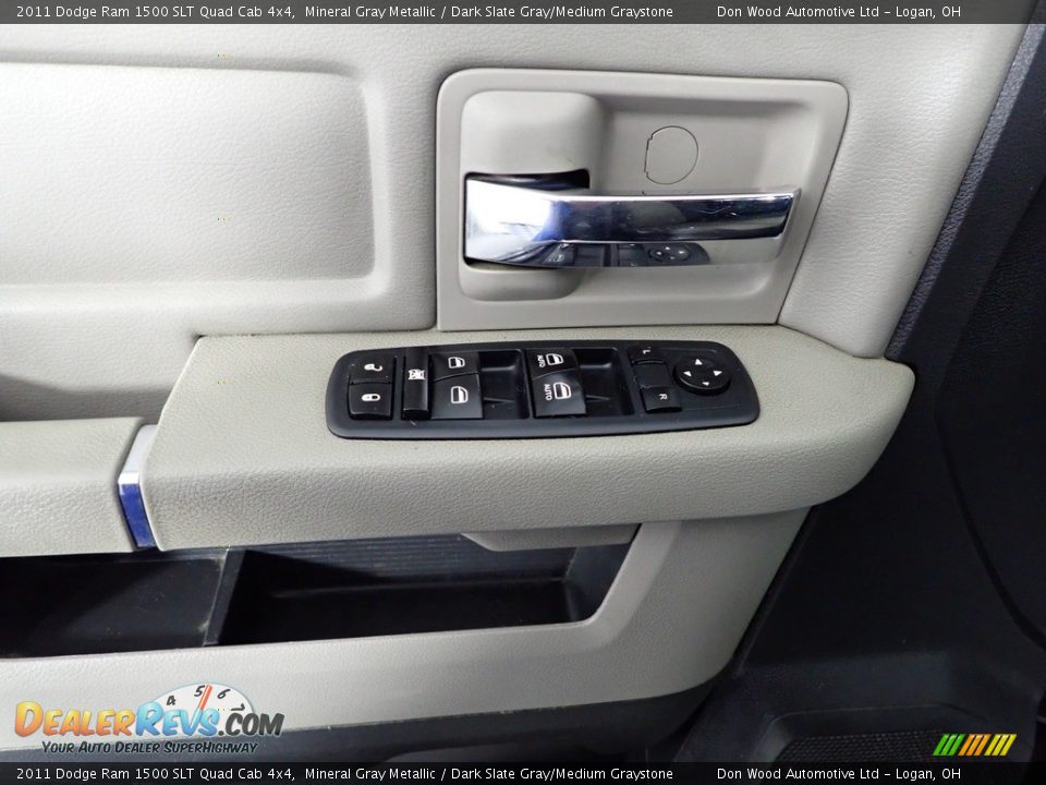 2011 Dodge Ram 1500 SLT Quad Cab 4x4 Mineral Gray Metallic / Dark Slate Gray/Medium Graystone Photo #13
