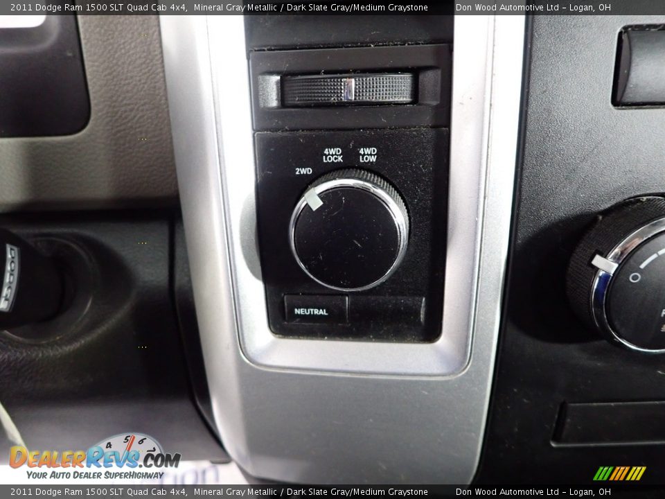 2011 Dodge Ram 1500 SLT Quad Cab 4x4 Mineral Gray Metallic / Dark Slate Gray/Medium Graystone Photo #21
