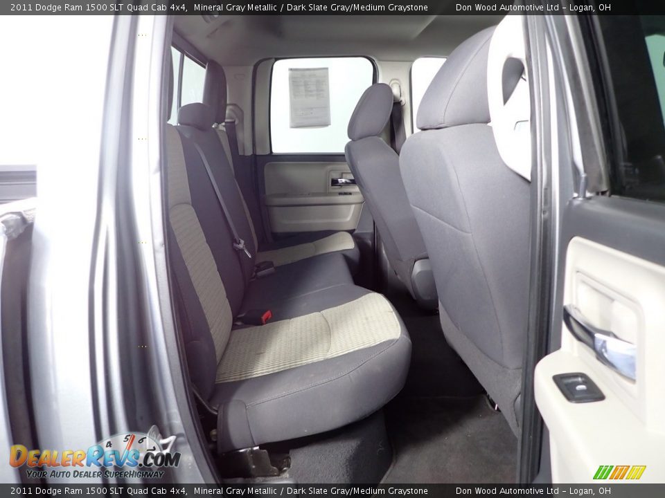 2011 Dodge Ram 1500 SLT Quad Cab 4x4 Mineral Gray Metallic / Dark Slate Gray/Medium Graystone Photo #31