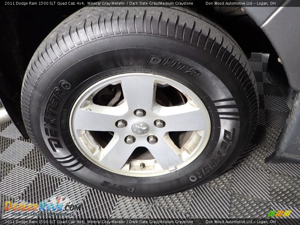 2011 Dodge Ram 1500 SLT Quad Cab 4x4 Mineral Gray Metallic / Dark Slate Gray/Medium Graystone Photo #34