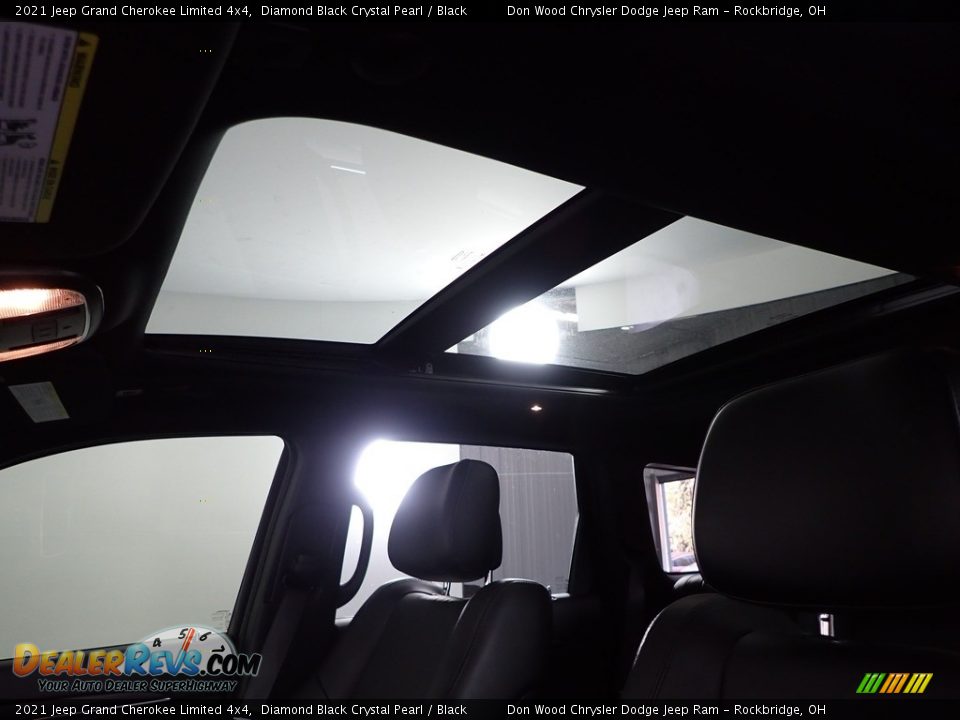 2021 Jeep Grand Cherokee Limited 4x4 Diamond Black Crystal Pearl / Black Photo #6