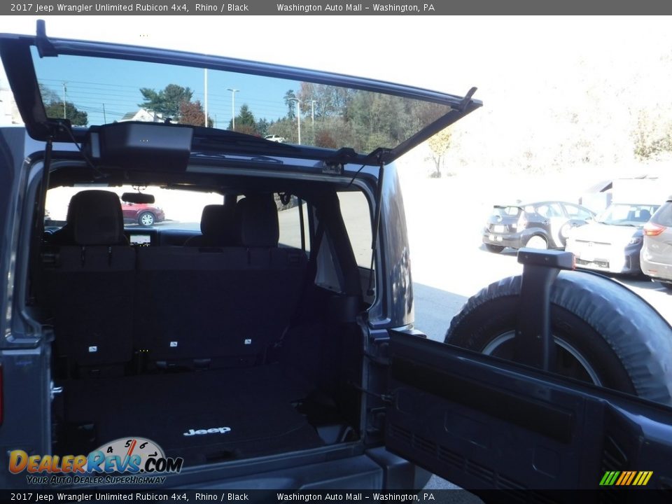 2017 Jeep Wrangler Unlimited Rubicon 4x4 Rhino / Black Photo #27