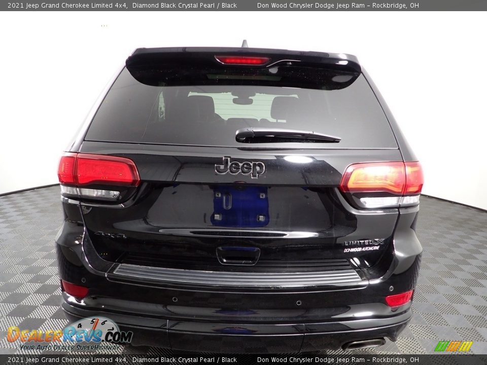 2021 Jeep Grand Cherokee Limited 4x4 Diamond Black Crystal Pearl / Black Photo #15
