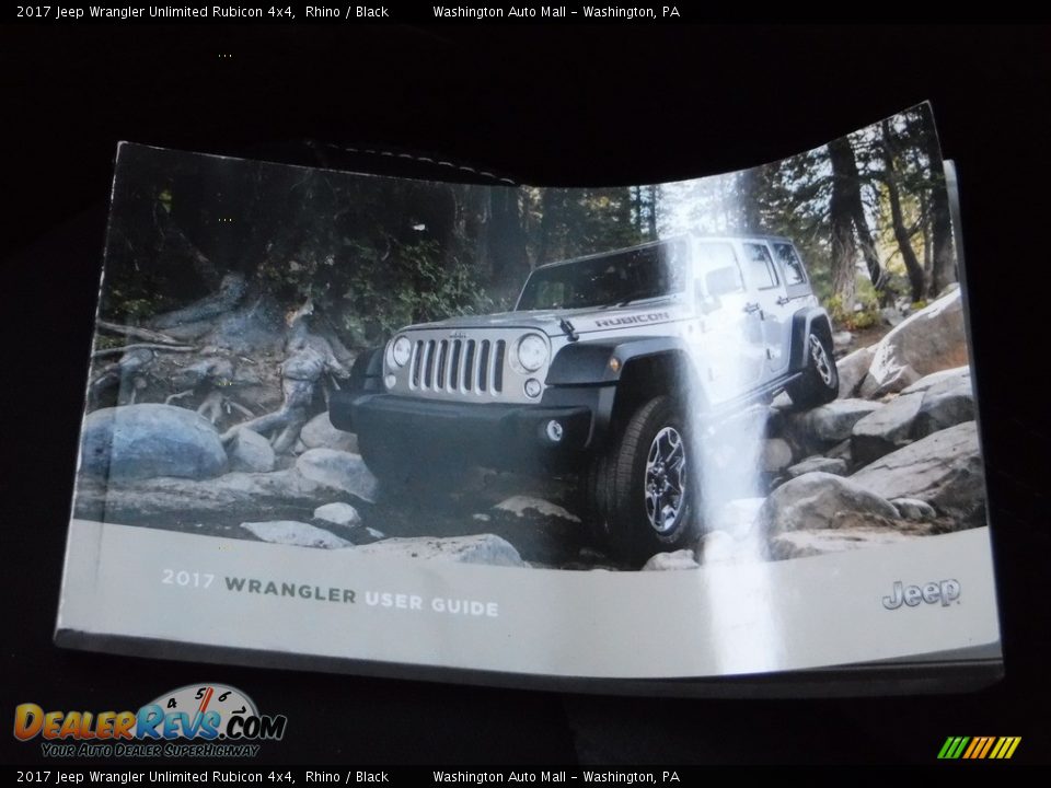 2017 Jeep Wrangler Unlimited Rubicon 4x4 Rhino / Black Photo #31