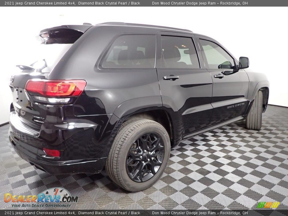 2021 Jeep Grand Cherokee Limited 4x4 Diamond Black Crystal Pearl / Black Photo #19