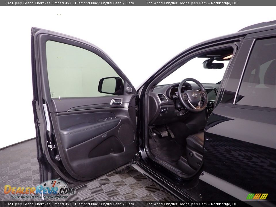 2021 Jeep Grand Cherokee Limited 4x4 Diamond Black Crystal Pearl / Black Photo #20