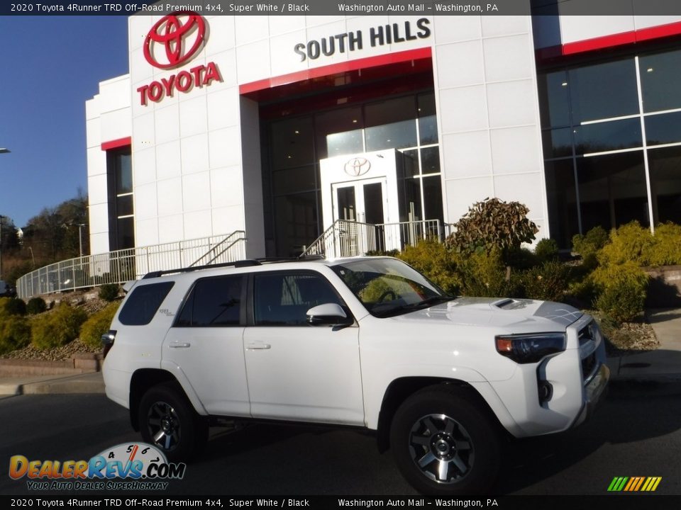 2020 Toyota 4Runner TRD Off-Road Premium 4x4 Super White / Black Photo #2