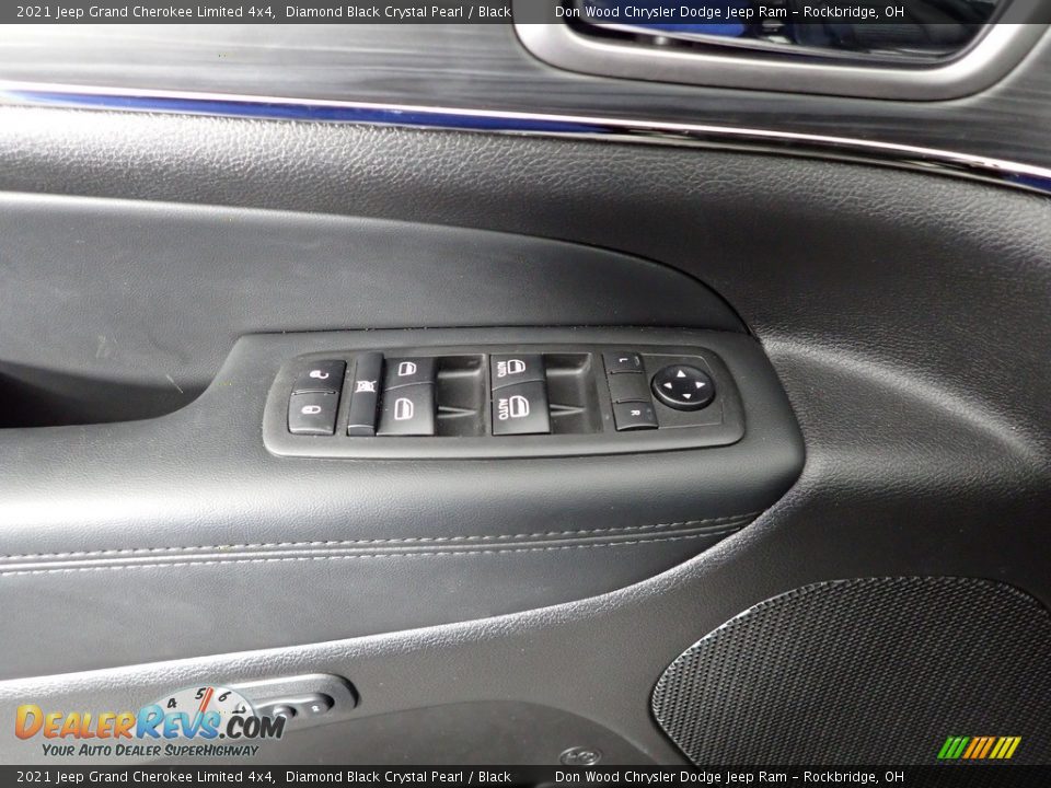 2021 Jeep Grand Cherokee Limited 4x4 Diamond Black Crystal Pearl / Black Photo #21