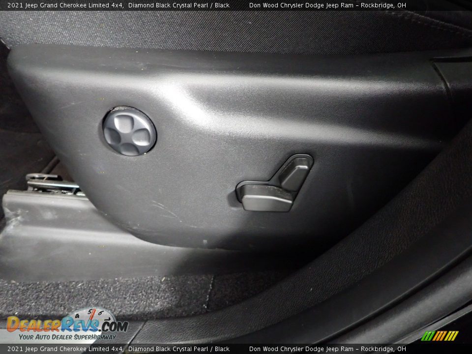 2021 Jeep Grand Cherokee Limited 4x4 Diamond Black Crystal Pearl / Black Photo #22