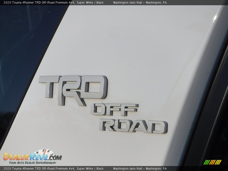 2020 Toyota 4Runner TRD Off-Road Premium 4x4 Super White / Black Photo #10