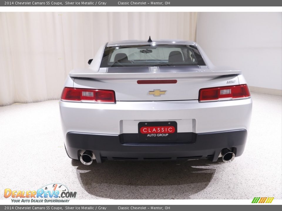 2014 Chevrolet Camaro SS Coupe Silver Ice Metallic / Gray Photo #16