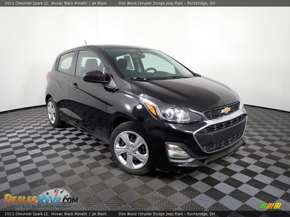 2021 Chevrolet Spark LS Mosaic Black Metallic / Jet Black Photo #3