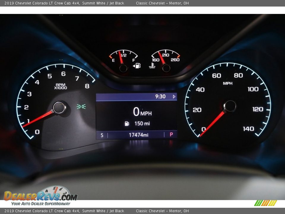 2019 Chevrolet Colorado LT Crew Cab 4x4 Summit White / Jet Black Photo #9