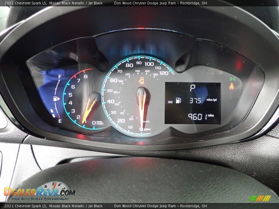 2021 Chevrolet Spark LS Mosaic Black Metallic / Jet Black Photo #20