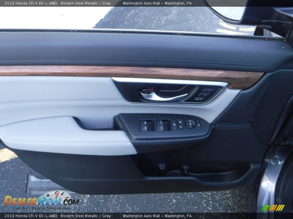 2019 Honda CR-V EX-L AWD Modern Steel Metallic / Gray Photo #13