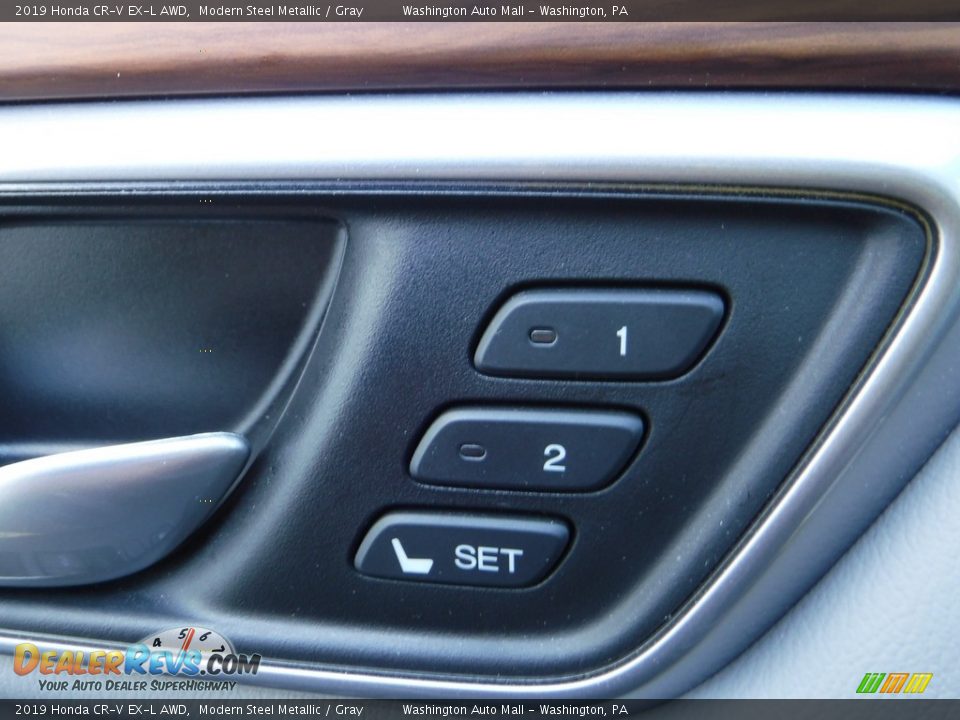 2019 Honda CR-V EX-L AWD Modern Steel Metallic / Gray Photo #14