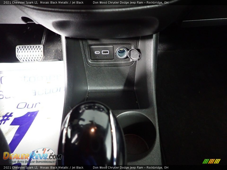 2021 Chevrolet Spark LS Mosaic Black Metallic / Jet Black Photo #23