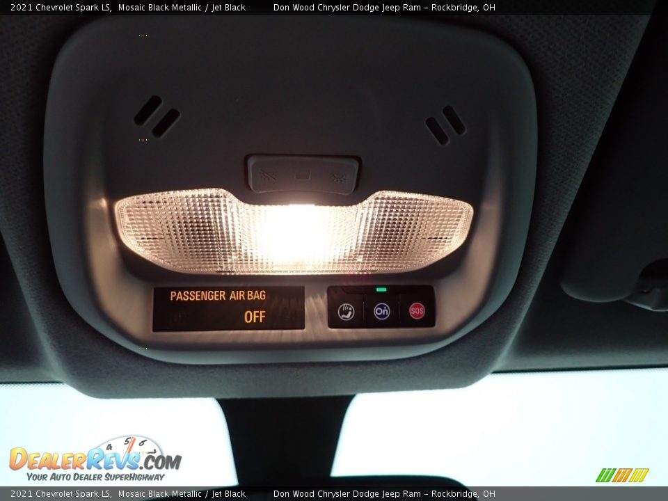 2021 Chevrolet Spark LS Mosaic Black Metallic / Jet Black Photo #25