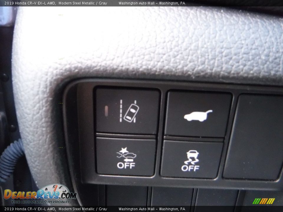 2019 Honda CR-V EX-L AWD Modern Steel Metallic / Gray Photo #16