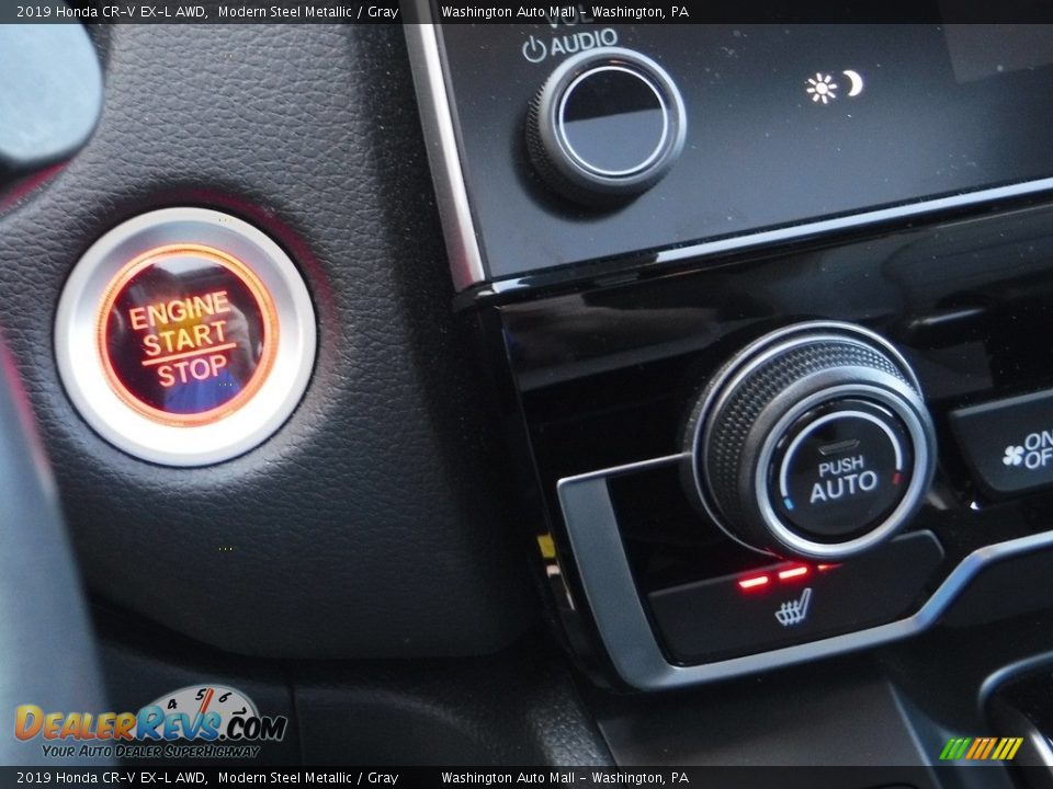2019 Honda CR-V EX-L AWD Modern Steel Metallic / Gray Photo #20