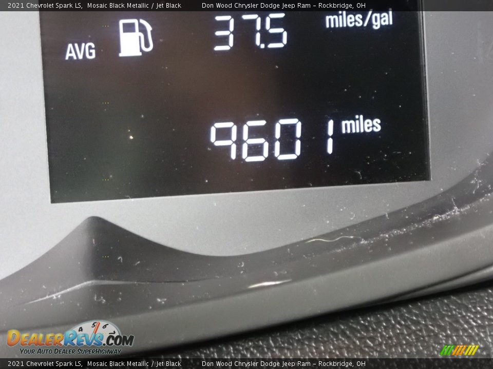 2021 Chevrolet Spark LS Mosaic Black Metallic / Jet Black Photo #34