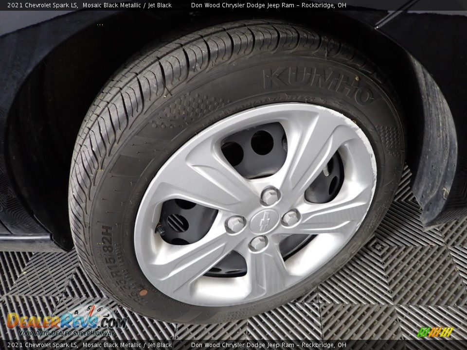 2021 Chevrolet Spark LS Mosaic Black Metallic / Jet Black Photo #36