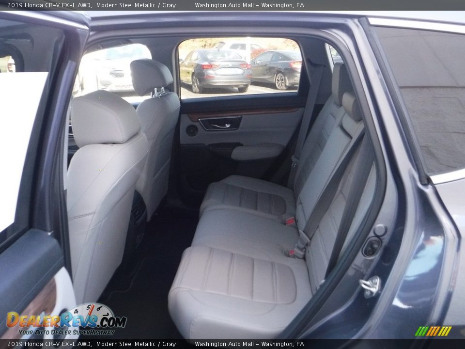 2019 Honda CR-V EX-L AWD Modern Steel Metallic / Gray Photo #28