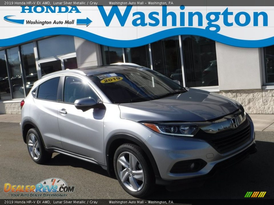 2019 Honda HR-V EX AWD Lunar Silver Metallic / Gray Photo #1