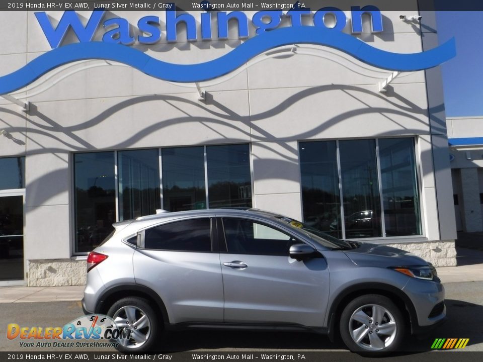 2019 Honda HR-V EX AWD Lunar Silver Metallic / Gray Photo #2