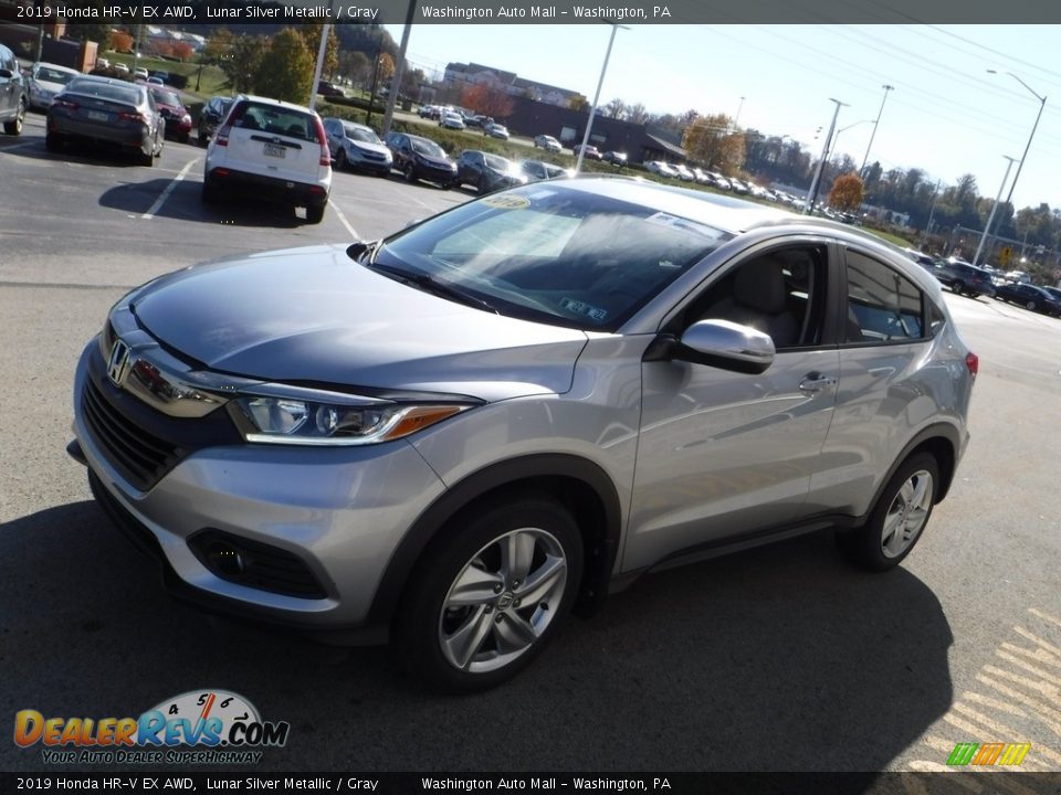 2019 Honda HR-V EX AWD Lunar Silver Metallic / Gray Photo #6