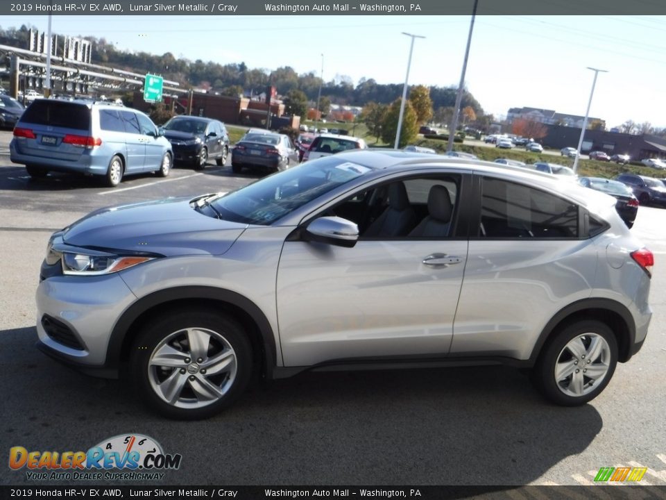 2019 Honda HR-V EX AWD Lunar Silver Metallic / Gray Photo #7