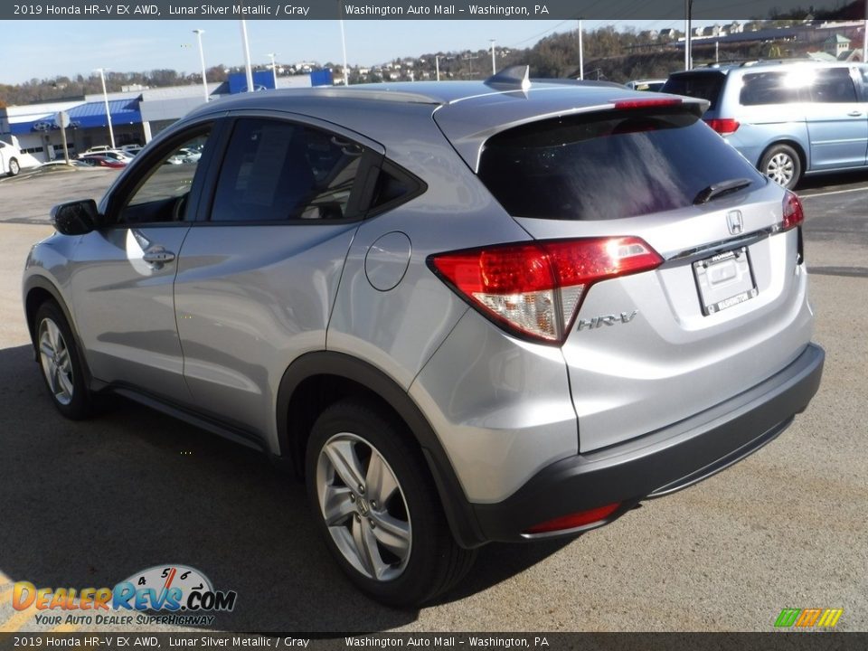 2019 Honda HR-V EX AWD Lunar Silver Metallic / Gray Photo #8