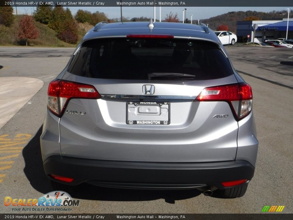 2019 Honda HR-V EX AWD Lunar Silver Metallic / Gray Photo #9