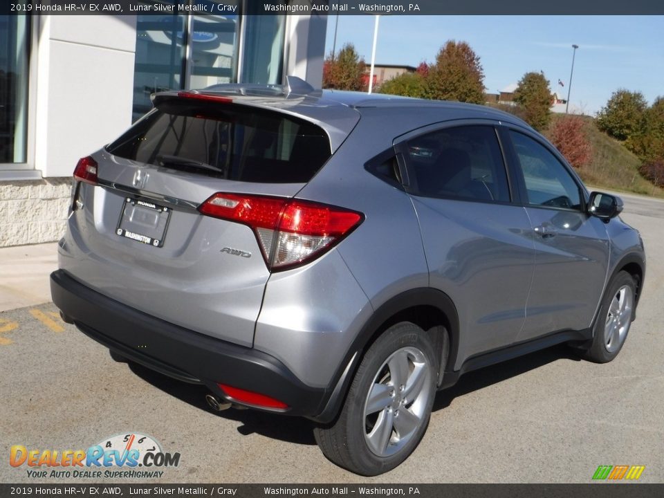2019 Honda HR-V EX AWD Lunar Silver Metallic / Gray Photo #10